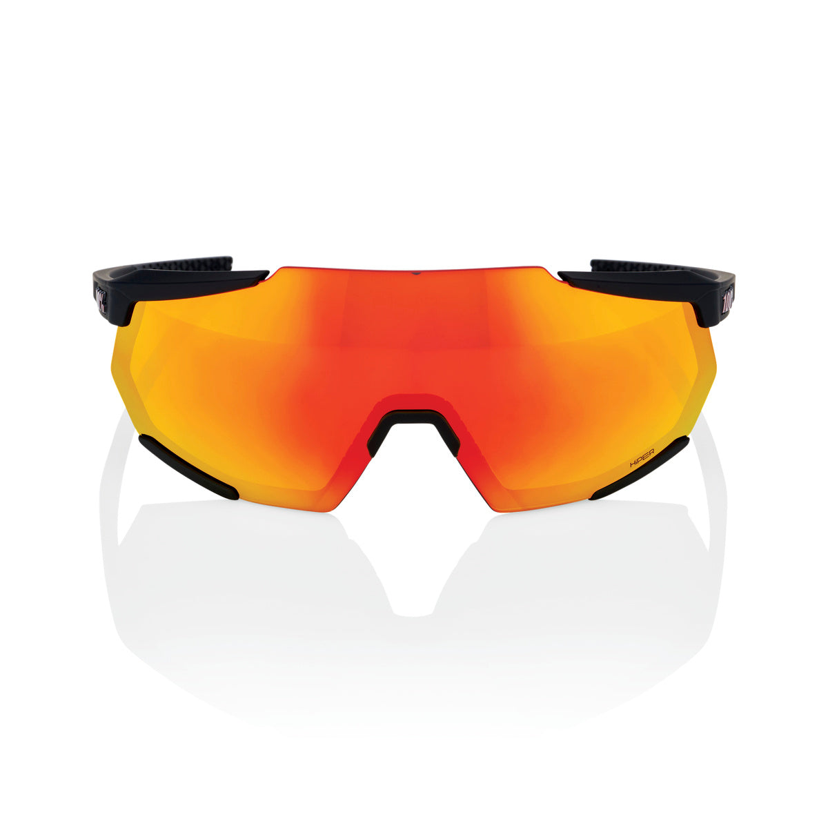 RACETRAP 3.0 - Soft Tact Black - HiPER Red Multilayer Mirror Lens